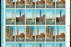 Ajman 1972 Mi#2074-2077 Sights of Italy sheet