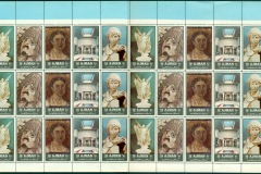 Ajman 1972 Mi#2064+ Art & Antiquities part sheet layout