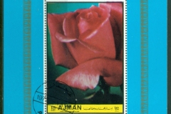 Ajman 1972 Mi#MS503A Flowers, Her majesty's Roses MS