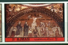 Ajman 1972 Mi#2445-2447B Easter Paintings IMPERF