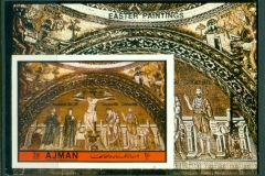 Ajman 1972 Mi#MS509B Easter Paintings MS IMPERF