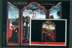 Ajman 1972 Mi#MS516A Paintings of the Crucifixion MS