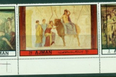 Ajman 1972 Mi#2475-2477 Ancient Frescoes