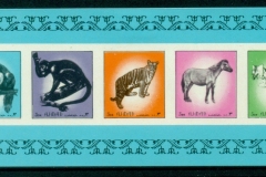 Ajman 1972 Mi#MS526B Definitives, Bird, wildlife, sport. Space. MS IMPERF