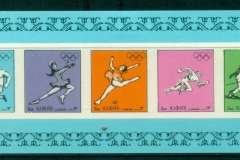 Ajman 1972 Mi#MS529B Definitives, Bird, wildlife, sport. Space. MS IMPERF