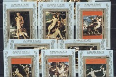 Ajman 1973 Paintings of Venus 15xMS