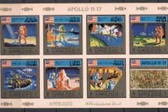 Ajman 1973 Mi#2669-2676B Apollo 11-17 Space Program sheetlet IMPERF