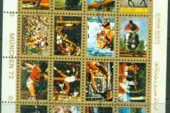 Ajman 1973 Mi#2621-2636 Summer Olympics Munich sheetlet small size