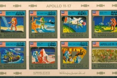 Ajman 1973 Mi#2669-2676B Apollo 11-17 Space Program sheetlet IMPERF