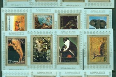 Ajman 1973 Mi#2685-2700 Mammals 16xDLMS Blue, Perf.