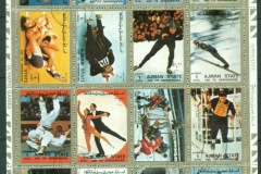 Ajman 1973 Mi#2717-2732A Olympic Games sheetlet