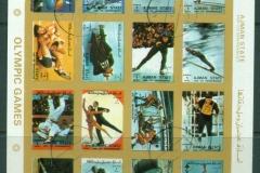 Ajman 1973 Mi#2733-2748B Olympic Games sheetlet small size IMPERF