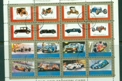 Ajman 1973 Mi#2765-2780 Cars, Vintage, Racing sheetlet small size