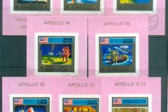 Ajman 1973 Apollo Space Missions 8x MS