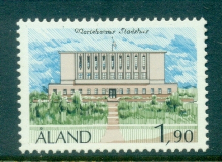 Aland-1984-90-Pictorials-Mariehamn-Town-Hall-MUH