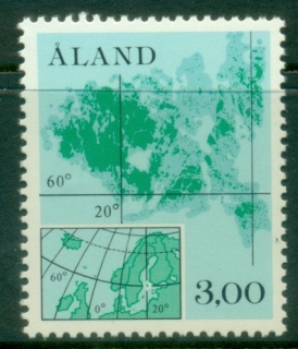 Aland-1984-National-Symbols-3mk-Map-MUH