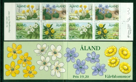 Aland-1997-Flowers-booklet-MUH