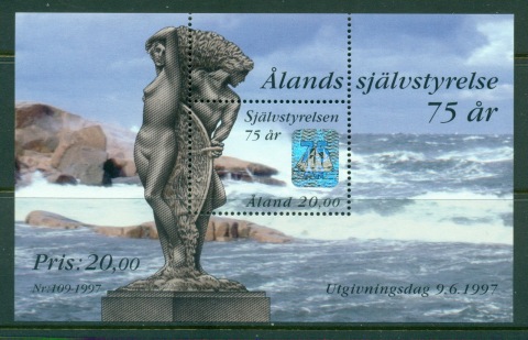 Aland-1997-Independence-of-Aland-75th-AnniversaryMS-MUH