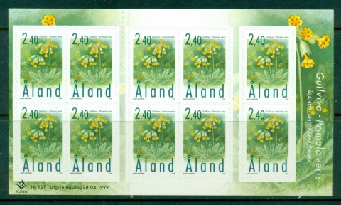 Aland-1999-Flowers-PS-booklet-MUH