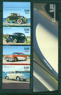 Aland-2005-Vintage-Cars-booklet-MUH