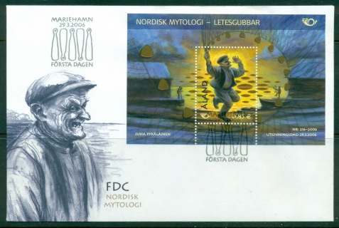 Aland-2006-Letesgubbar-Nordic-Mythology-MS-FDC