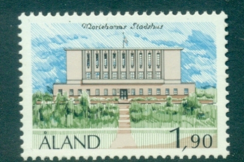 Aland-1984-90-Pictorials-Mariehamn-Town-Hall-MUH