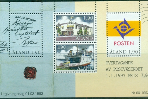 Aland-1993-Autonymous-Postal-Administration-MS-MUH