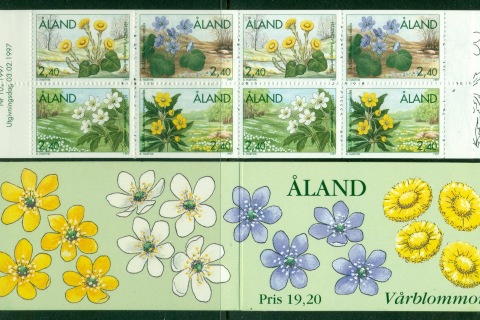 Aland-1997-Flowers-booklet-MUH