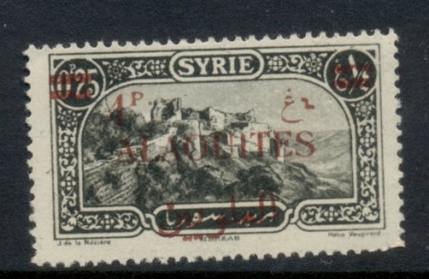 Alaouites 1925 Opts on Pictorials 4p on 25c