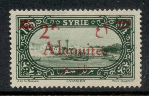 Alaouites 1928 Opts on Pictorials 2p on 1.25p