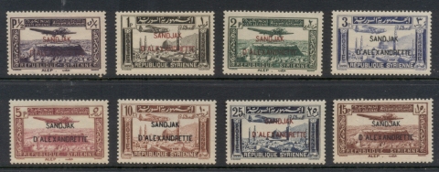 Alexandretta 1938 Pictorials Airmail Opts