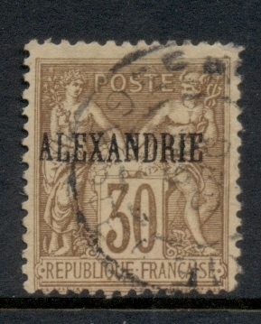 Alexandria 1899-1900 Navigation & Commerce Opt Alexandrie 30c