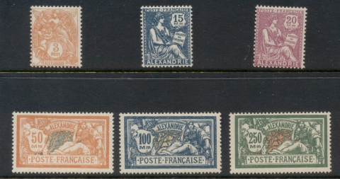 Alexandria 1927-28 Blanc, Mouchon, Merson new values