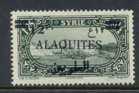 Alaouites 1925 Opts on Pictorials 12p on 1.25p