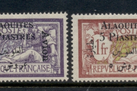Alaouites 1925 Opts on Merson Airmail