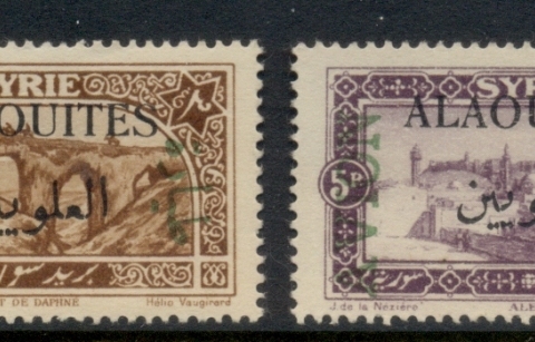 Alaouites 1925 Opts on Pictorials Airmail