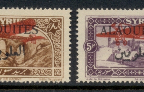 Alaouites 1926 Opts on Pictorials Airmail
