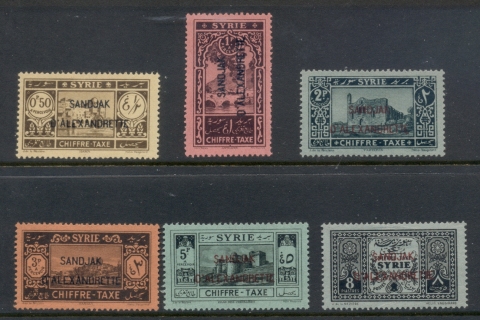 Alexandretta 1938 Postage Dues Pictorials