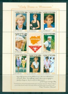 Cambodia-1997-Princess-Diana-In-Memoriam-8label-MS-MUH-lot81999