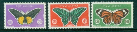 Cambodia-1969-Butterflies-MUH-lot83176