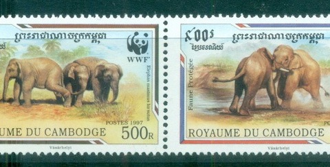 Cambodia-1997 WWF Malayan Elephant