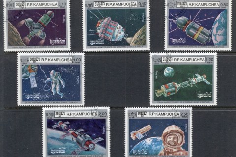 Cambodia-1986-Manned-Space-Flight-25th-Anniversary-CTO