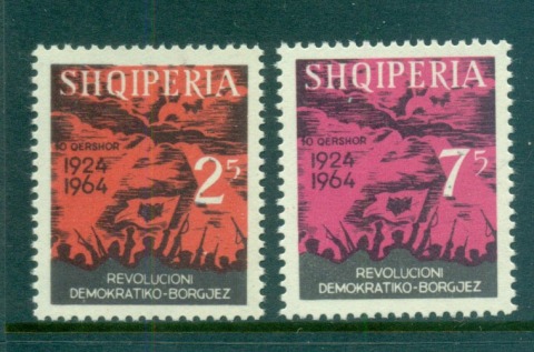 Albania-1964-Albanian-Revolution-Anniv