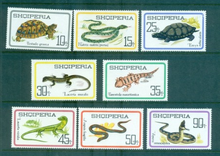 Albania-1966-Reptiles