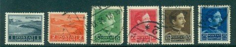 Albania-1930-Asst-6-FU-faultslot30999