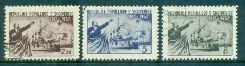 Albania-1957-Russian-Revolution-Anniv