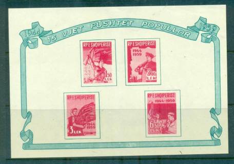 Albania-1959-Albanias-Libertaion-Anniv-2