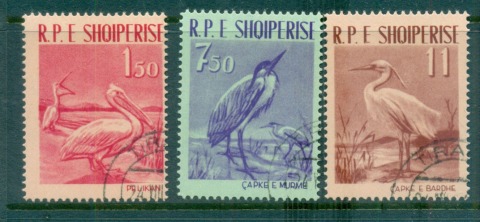 Albania-1961-Birds-CTO-lot69457