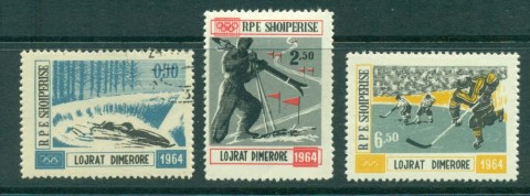 Albania-1963-Winter-Olympics-3-4-MLH-CTO-lot31044