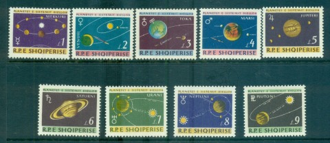 Albania-1964-Planets